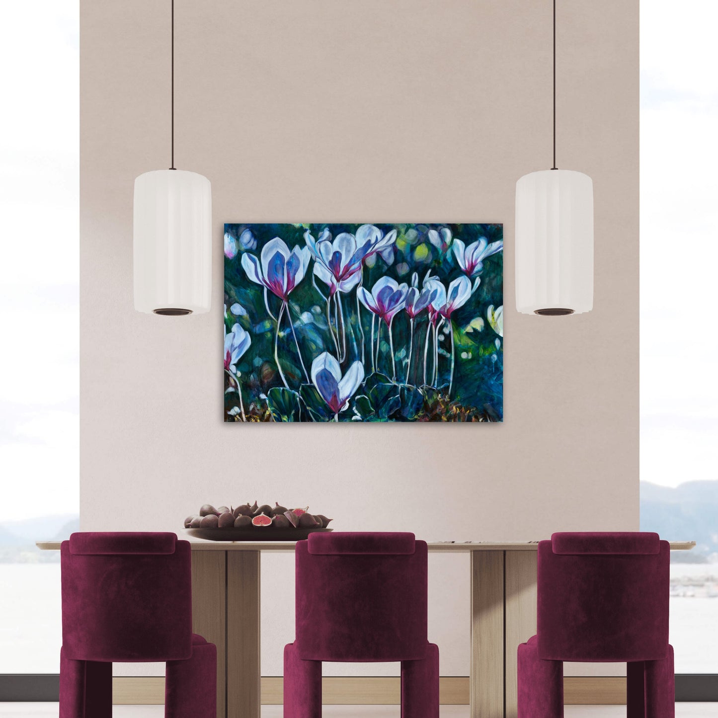 Cyclamens In The Morning